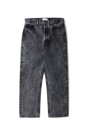 NORMAL FIT DENIM PANT - BLACK CHEMICAL (P009B)