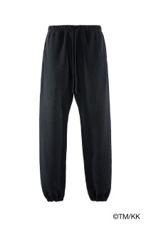 SWEAT PANTS/FLOWER - BLACK (MT-MK8-0000-016)