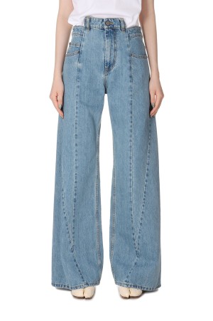 PANTS 5 POCKETS -966 BLUE (S51LA0128_S30617)