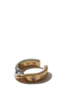 Lab-Grown Diamond Numbers Ear Cuff -702 Gold x Silver  (SM1VG0067-P8864)