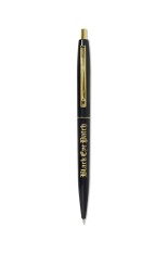 OE LOGO ClicGOLD BIC PEN - BLACK (BEPSS26AC39)