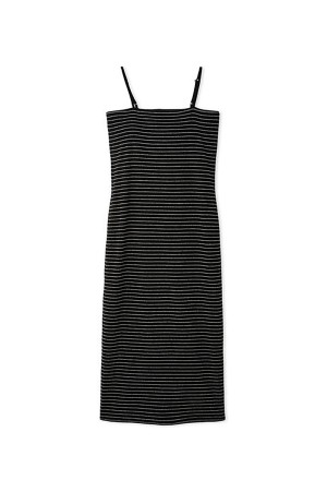 Pile Dress - BLACK (153WCO262123)