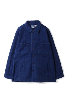 Kase-zome Sashiko Fatigue Shirts - INDIGO (1018881)