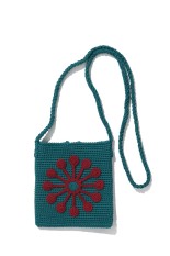 Indian Motif Ravers Small Bag / TURQUOISE-D.Red (26SS-BAG-01)