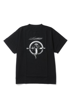PRINTED TEE SHIRTS (SNAKE) / BLACK (LM-S26-0000-042)