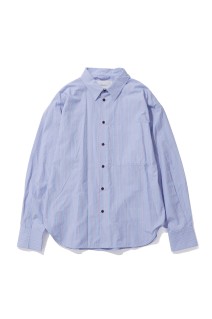Stripe Pocket Shirts -ICE BLUE (12610424)