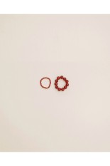 2set Orb Stone Ring -RED (12610908)