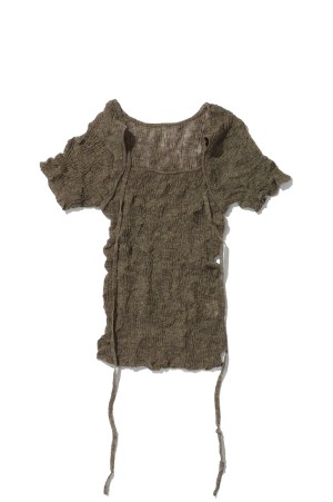 2way Sheer Knittops -OLIVE (12610524)