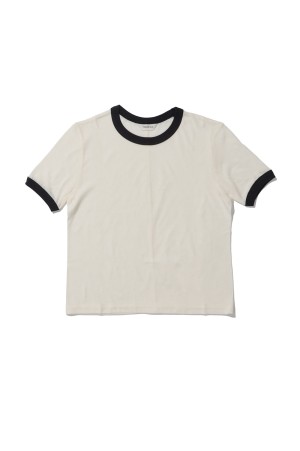Compact Ringer Tee -ECRU(12610610)