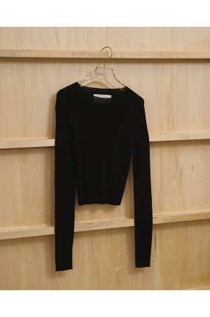 Compact Smooth Knit -BLACK  (12610510)