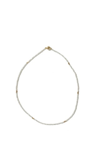 Thin Beads Choker -WHITE(12610904)