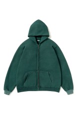 Vintage Zip Sweat Hoodie - GREEN (26AAP-05-10)