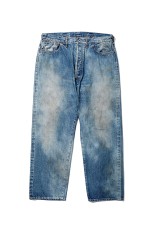 No.37 Washed Wide Denim Pants - INDIGO (26AAP-04-21)