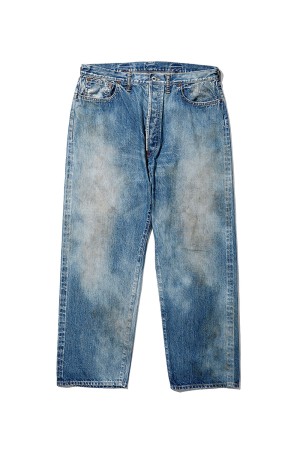 No.37 Washed Wide Denim Pants - INDIGO (26AAP-04-21)