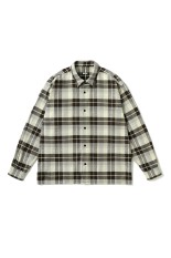 Vintage Cotton Silk Nep Twill Check Shirts - GRAY (26AAP-02-09)