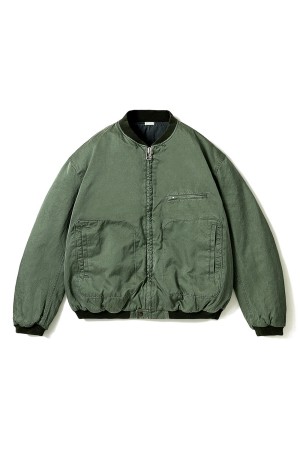 Vintage Silk Air Force Jacket - SAGE (26AAP-01-33)