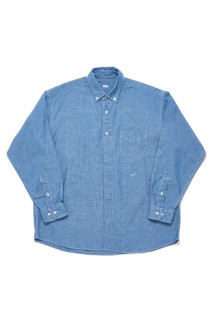 CHAMBRAY LONG SLEEVE SHIRT / BLUE (SQ-26SS-SH-01)