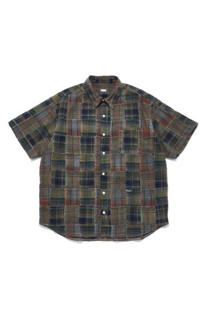 PATCHWORK SHORT SLEEVE SHIRT / PATCH WORK (SQ-26SS-SH-04)