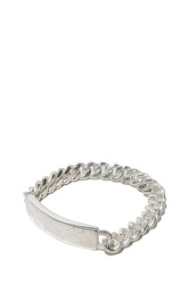 RUBENS (ID BRACELET) / SILVER/WHITE FINISH (OJ-AC05)
