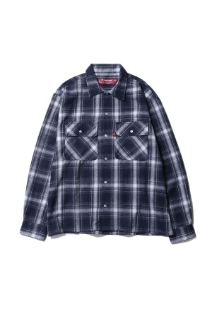 Ombre Check L/S Shirt(26ss) / BLUE (HS-020526)