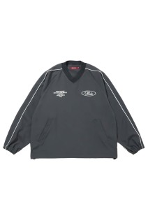 V Neck Track Jacket / CHARCOAL GRAY (HC-030226)