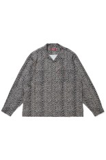 Leopard L/S Shirt / LEOPARD/GRAY (HS-040126)