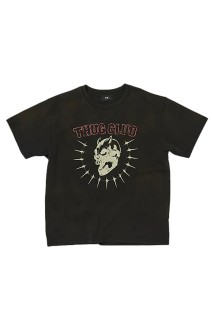 VINTAGE RIDING SKULL T-SHIRT - BLACK (TC26TS0402)