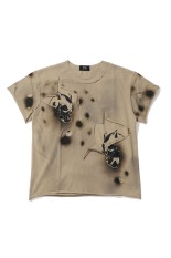 DEAD INSIDE DOUBLE LAYER T-SHIRT - BEIGE (TC26TS0801)
