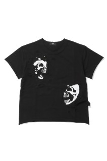 DEAD INSIDE DOUBLE LAYER T-SHIRT - BLACK (TC26TS0802)