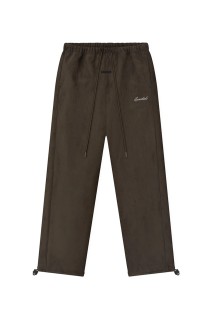Suede Fleece Signature Relaxed Pant - BROWN (130SP262122F)