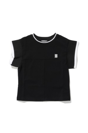 Polo Sleeve T-shirt - BLACK (a-TP07)