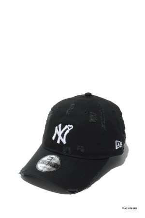 x Newera Yankees Cap - DAMAGED BLACK (YKS-1201DGBK)