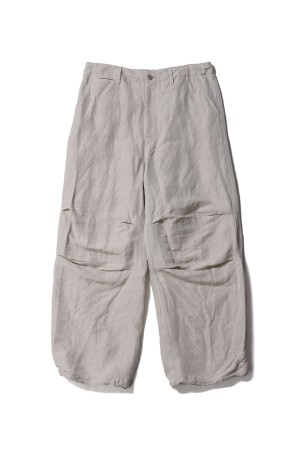 Linen Cupro Hopsack Military Pants - IVORY (GM261-40377)