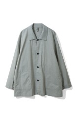 Cotton Wool Poplin Oversized Coverall - GRAY (GM261-30306)