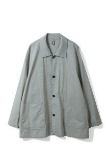 Cotton Wool Poplin Oversized Coverall - GRAY (GM261-30306)