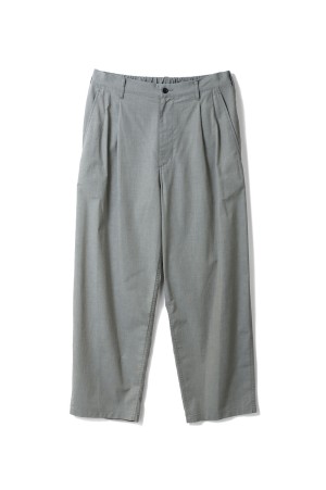 Cotton Wool Poplin Oversized Slacks - GRAY (GM261-40308)