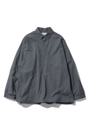 Seersucker Pullover Shirt - GRAY (GU261-50445)