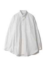 Oxford L/S Oversized B.D Shirt - WHITE (GM261-50021B)