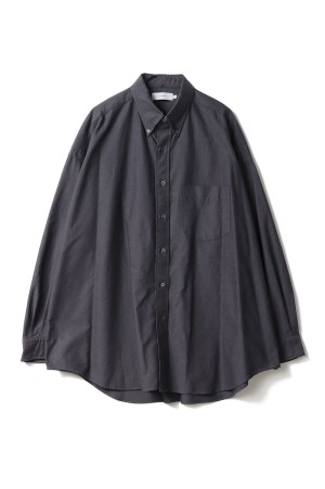 Oxford L/S Oversized B.D Shirt - GRAY (GM261-50021B)