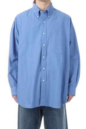 Oxford L/S Oversized B.D Shirt - SAX (GM261-50021B)