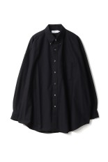 Oxford L/S Oversized B.D Shirt - BLACK (GM261-50021B)