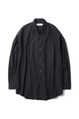 Broad L/S Oversized Regular Collar Shirt - BLACK (GM261-50001B)