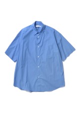 Broad S/S Oversized Regular Collar Shirt - BLUE (GM261-50003B)