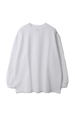 Heavy Weight L/S Oversized Tee - WHITE (GM261-70138B)