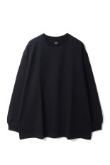 Heavy Weight L/S Oversized Tee - BLACK (GM261-70138B)
