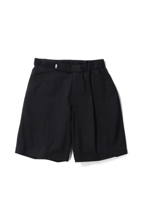 Solotex Twill Wide Chef Shorts - BLACK (GM261-40164B)