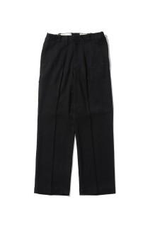 FRONT TUCK ARMY TROUSER / ONYX (261OJ-PT09)