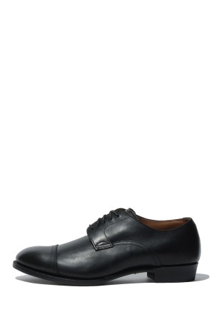 The Leader STUNNING LEATHER CAP TOE SHOES / BLACK HORSE BUTT (261OJ-FW02)