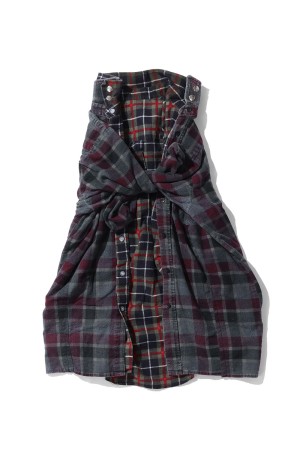 SHIRT SKIRT - FLANNEL #3 (OP-537)