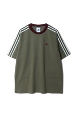 BRITCORE SHORT-SLEEVE RINGER T-SHIRT - OLIVE STRATA S23 AETE (RC2604OM007)